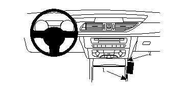 Fixation voiture Proclip  Brodit Audi A6 Réf 834565