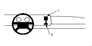 Fixation voiture Proclip  Brodit Volkswagen Passat Réf 851521