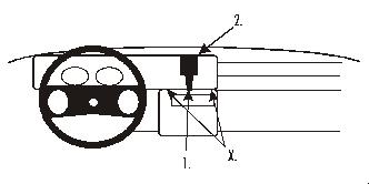 Fixation voiture Proclip  Brodit Opel Commodore Réf 851535