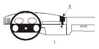 Fixation voiture Proclip  Brodit Opel Ascona Réf 851536