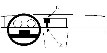 Fixation voiture Proclip  Brodit Renault 5 Réf 851546