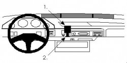 Fixation voiture Proclip  Brodit Rover 200/25 Réf 851560