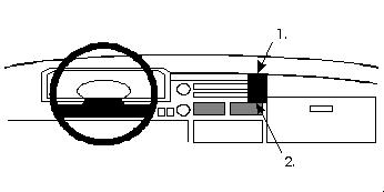 Fixation voiture Proclip  Brodit Mazda B-series Réf 851844