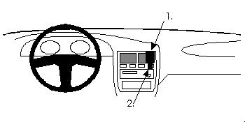 Fixation voiture Proclip  Brodit Infiniti G20 Réf 851899