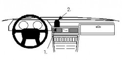 Fixation voiture Proclip  Brodit Volvo 240 Réf 851902