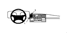 Fixation voiture Proclip  Brodit Land Rover Discovery 1+2  PAS pour la finition bois Réf 852096