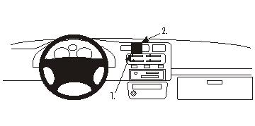 Fixation voiture Proclip  Brodit Toyota RAV 4 Réf 852098