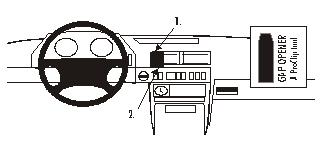 Fixation voiture Proclip  Brodit Land Rover Range Rover Réf 852105