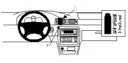 Fixation voiture Proclip  Brodit Toyota Camry Réf 852353