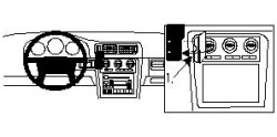 Fixation voiture Proclip Brodit Volvo C70 Réf 852410