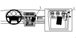 Fixation voiture Proclip Brodit Volvo C70 Réf 852412