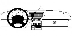 Fixation voiture Proclip  Brodit Opel Sintra Réf 852465