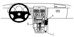 Fixation voiture Proclip  Brodit Mercedes Benz SLK-Class Réf 852495