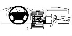 Fixation voiture Proclip  Brodit Subaru Forester Réf 852506