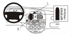 Fixation voiture Proclip  Brodit Renault Megane  MÃ © gane: pas de modèles avec option GPS d'origine. Réf 852719