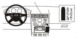 Fixation voiture Proclip  Brodit Ford Mondeo  Va bloquer le porte-gobelet. Réf 852862