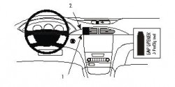 Fixation voiture Proclip  Brodit Renault Laguna Réf 852910