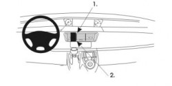 Fixation voiture Proclip  Brodit Citroen C8 Réf 852925