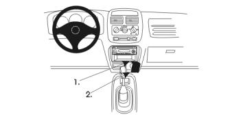 Fixation voiture Proclip  Brodit Suzuki Ignis Réf 852930