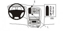 Fixation voiture Proclip  Brodit Hyundai Sonata Réf 852951