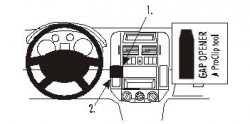 Fixation voiture Proclip  Brodit Volkswagen Polo Réf 853027
