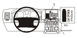 Fixation voiture Proclip  Brodit Volkswagen Touareg Réf 853298