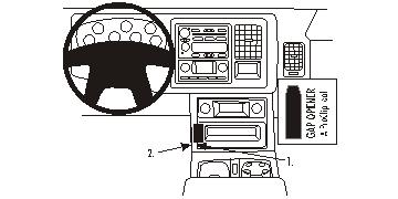 Fixation voiture Proclip  Brodit Chevrolet Avalanche Réf 853306