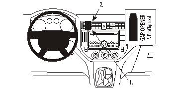 Fixation voiture Proclip  Brodit Ford C-Max Réf 853353