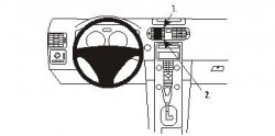 Fixation voiture Proclip Brodit Volvo C30 Réf 853360