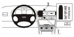 Fixation voiture Proclip  Brodit Audi A6 Réf 853369