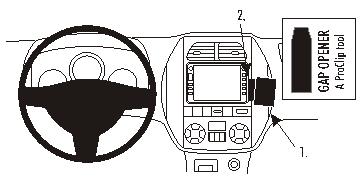 Fixation voiture Proclip  Brodit Toyota RAV 4 Réf 853378