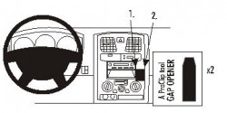 Fixation voiture Proclip  Brodit Isuzu D-Max Réf 853387