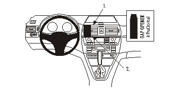 Fixation voiture Proclip  Brodit BMW X3 Réf 853407