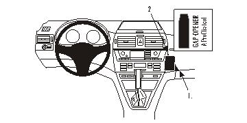 Fixation voiture Proclip  Brodit BMW X3 Réf 853408