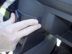 Fixation voiture Proclip  Brodit Volkswagen Caddy  PAS pour les modèles avec boîte à gants. Réf 853436