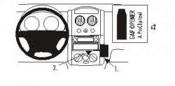 Fixation voiture Proclip  Brodit Chevrolet Aveo Réf 853460