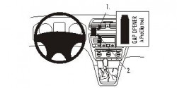 Fixation voiture Proclip  Brodit Skoda Octavia II  UNIQUEMENT pour les Ambiente 05-13, 05-13 Classique, Élégance 05-13, RS 05-13, 07-13 Scout. Réf 853525