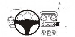 Fixation voiture Proclip  Brodit Mitsubishi Colt Réf 853528