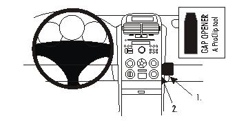 Fixation voiture Proclip  Brodit Suzuki Grand Vitara Réf 853677