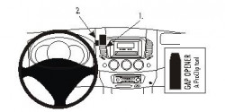 Fixation voiture Proclip  Brodit Mitsubishi L200 Réf 853712