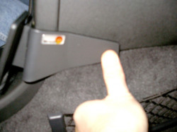 Fixation voiture Proclip  Brodit Saab 9-5 Réf 853719