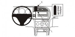 Fixation voiture Proclip  Brodit Saab 9-3  PAS pour les modèles avec option GPS d'origine. Réf 853901