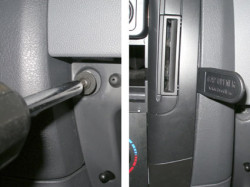 Fixation voiture Proclip  Brodit Citroen Jumpy III Réf 853973