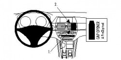 Fixation voiture Proclip  Brodit BMW X5 Réf 854008