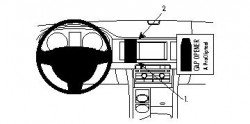 Fixation voiture Proclip  Brodit Jaguar XF Réf 854200