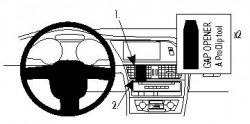 Fixation voiture Proclip  Brodit Audi A4 Avant Réf 854263