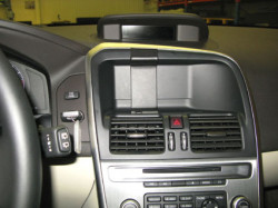 Fixation voiture Proclip  Brodit Volvo XC60  PAS pour les modèles avec option GPS d'origine. SEULEMENT pour l'installation d'appareils GPS plus petits. Réf 854297