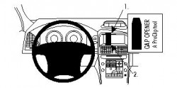 Fixation voiture Proclip  Brodit Volvo XC60  PAS pour les modèles avec option GPS d'origine. SEULEMENT pour l'installation d'appareils GPS plus petits. Réf 854297