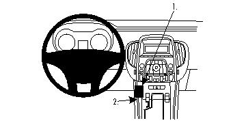Fixation voiture Proclip  Brodit Buick LaCrosse Réf 854406
