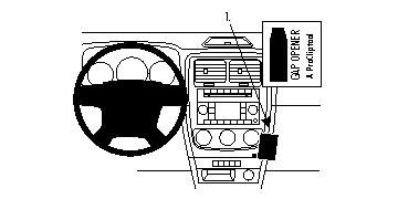 Fixation voiture Proclip  Brodit Dodge Caliber Réf 854489